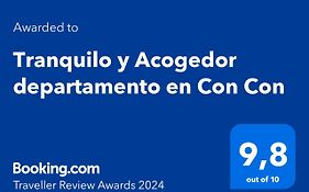 Tranquilo y Acogedor departamento en Con Con